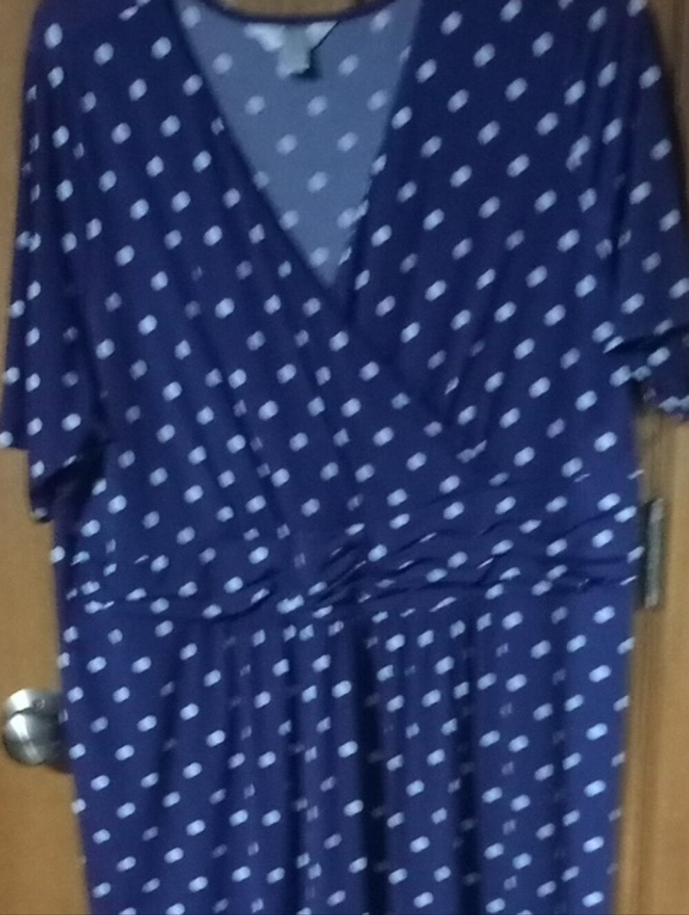Women's purple Polka Dot  Dress